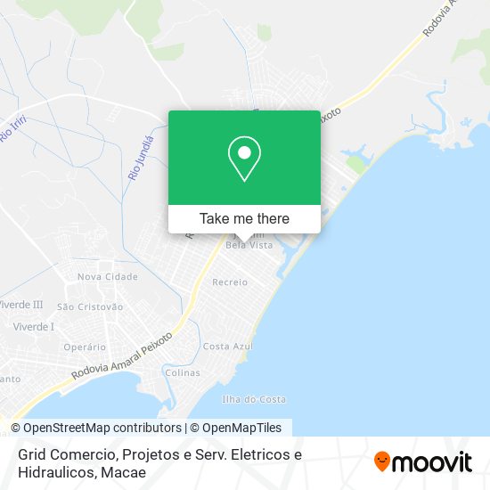 Grid Comercio, Projetos e Serv. Eletricos e Hidraulicos map