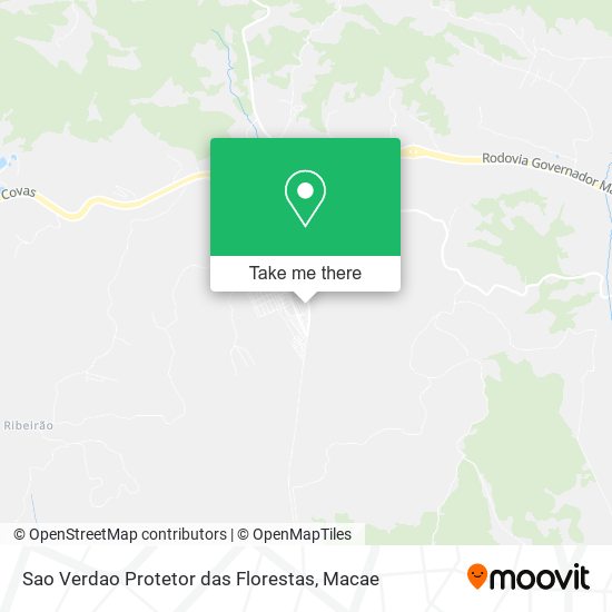 Sao Verdao Protetor das Florestas map