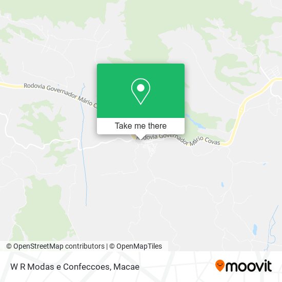 W R Modas e Confeccoes map