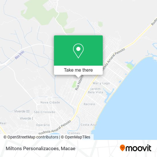 Miltons Personalizacoes map