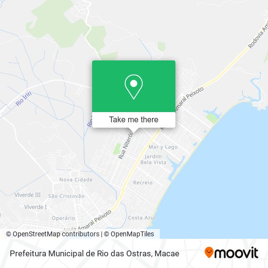 Prefeitura Municipal de Rio das Ostras map