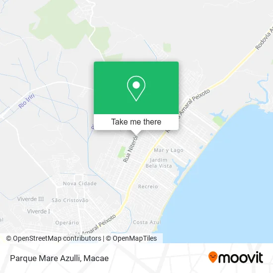 Parque Mare Azulli map