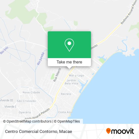Centro Comercial Contorno map