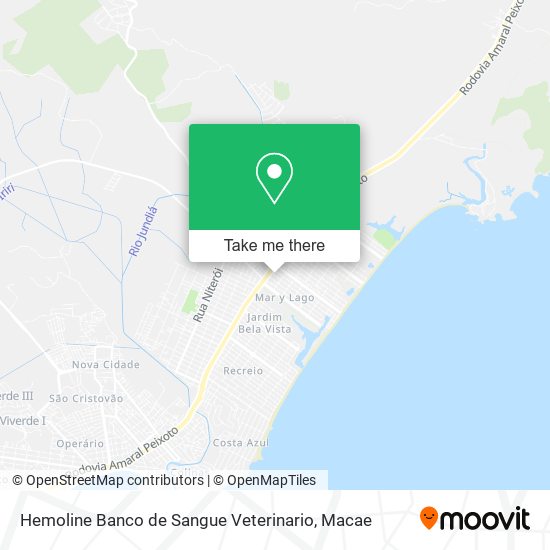 Hemoline Banco de Sangue Veterinario map