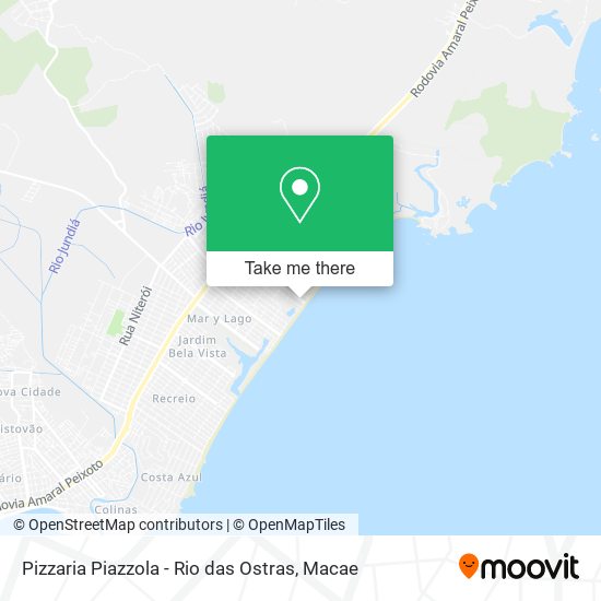 Pizzaria Piazzola - Rio das Ostras map