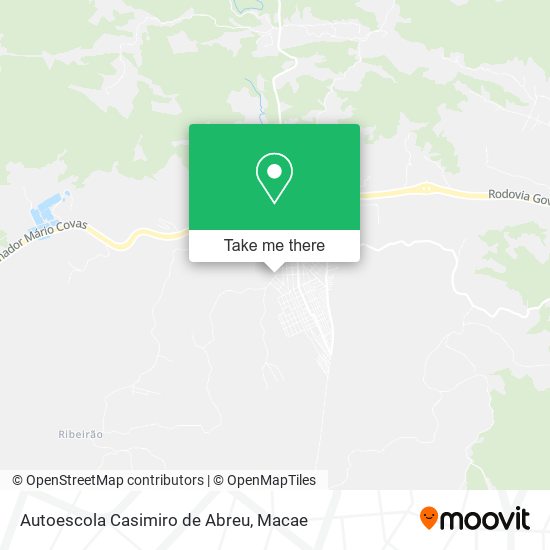 Autoescola Casimiro de Abreu map