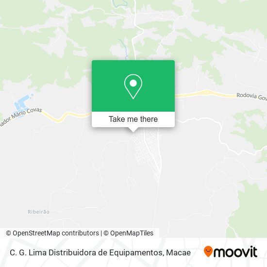 C. G. Lima Distribuidora de Equipamentos map