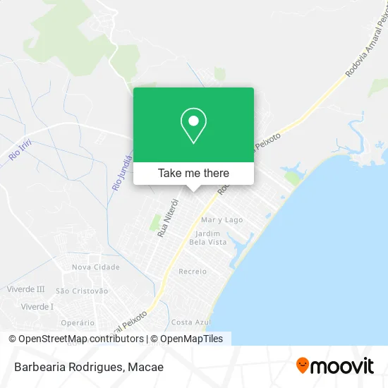 Barbearia Rodrigues map