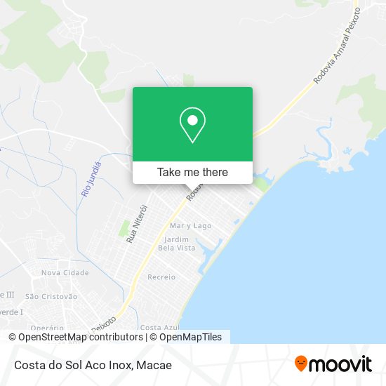 Costa do Sol Aco Inox map