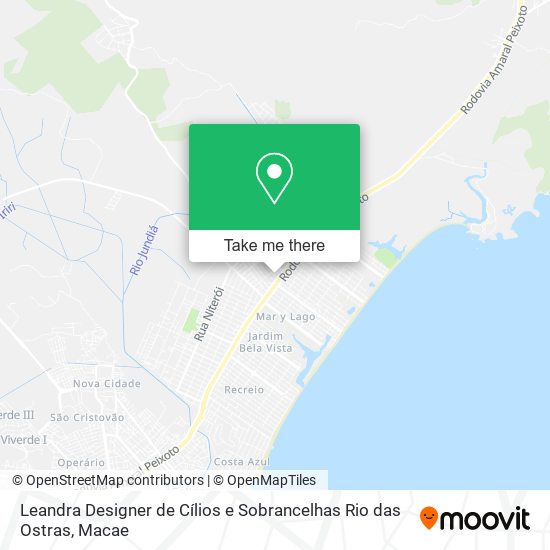 Leandra Designer de Cílios e Sobrancelhas Rio das Ostras map