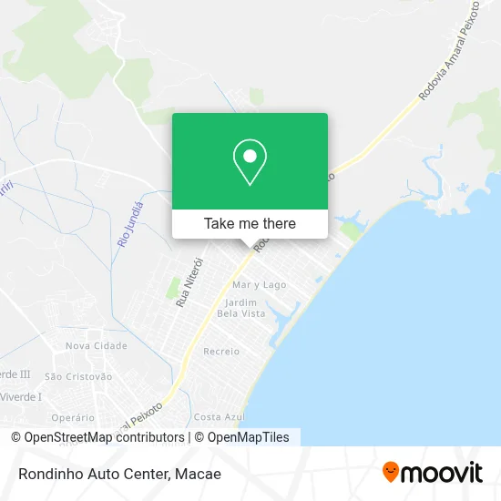 Rondinho Auto Center map