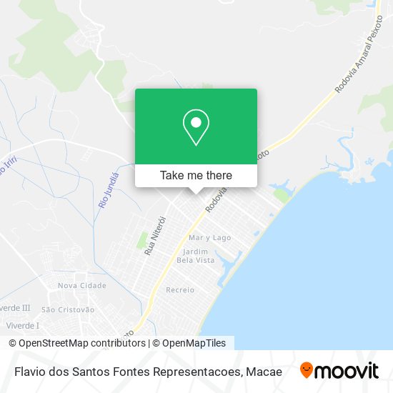 Flavio dos Santos Fontes Representacoes map