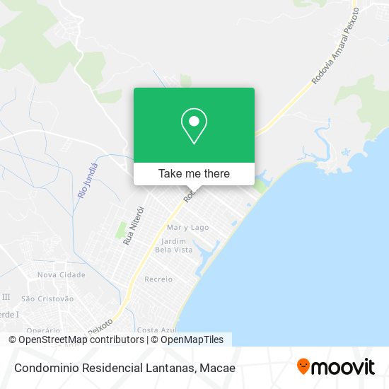 Condominio Residencial Lantanas map