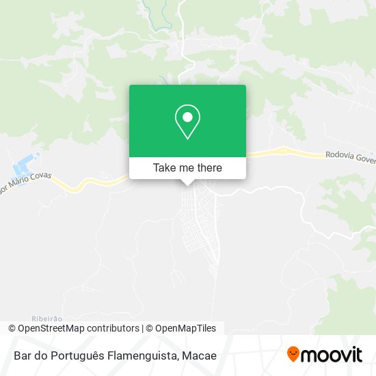 Bar do Português Flamenguista map