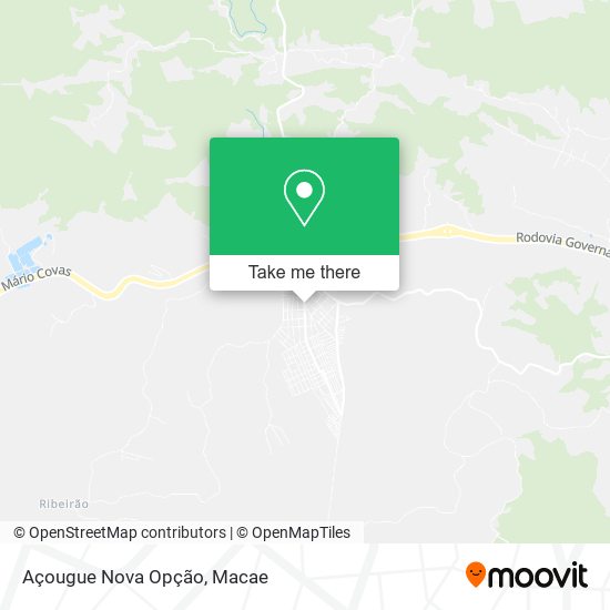Açougue Nova Opção map