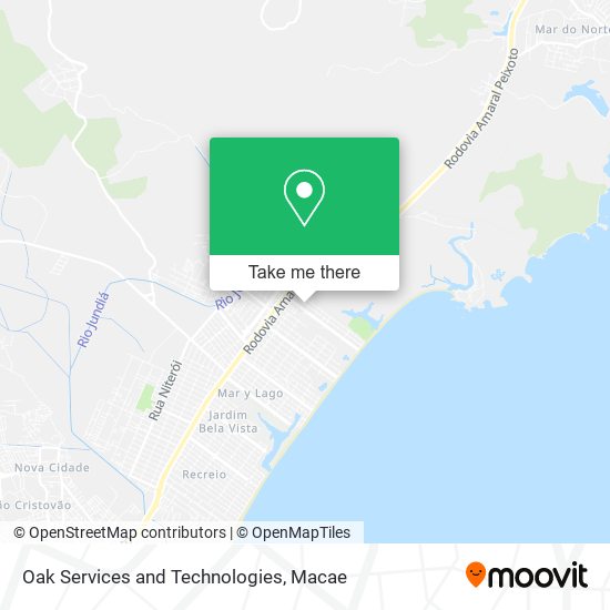 Oak Services and Technologies map