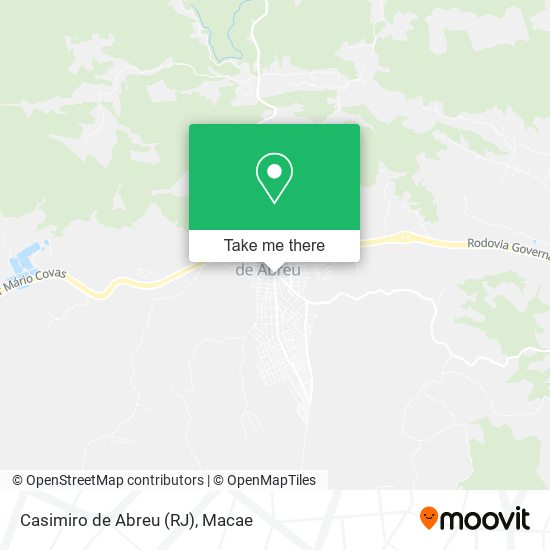 Casimiro de Abreu (RJ) map