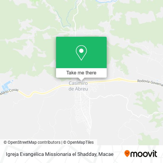 Igreja Evangélica Missionaria el Shadday map
