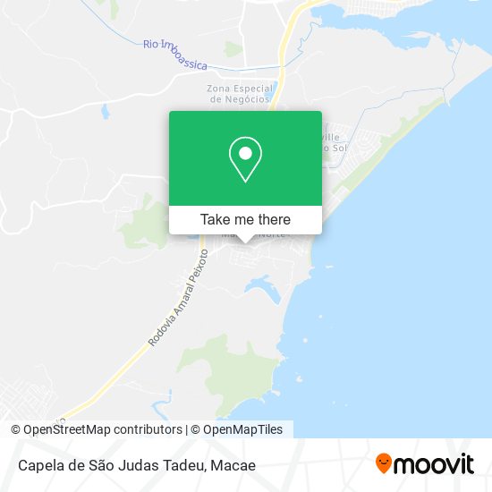 Mapa Capela de São Judas Tadeu