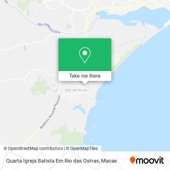 Quarta Igreja Batista Em Rio das Ostras map