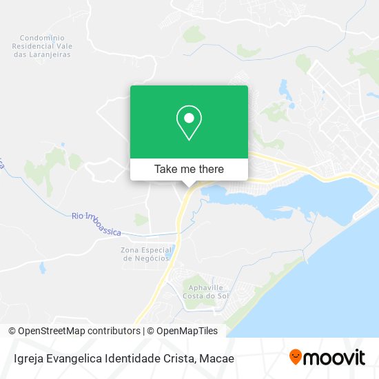 Igreja Evangelica Identidade Crista map