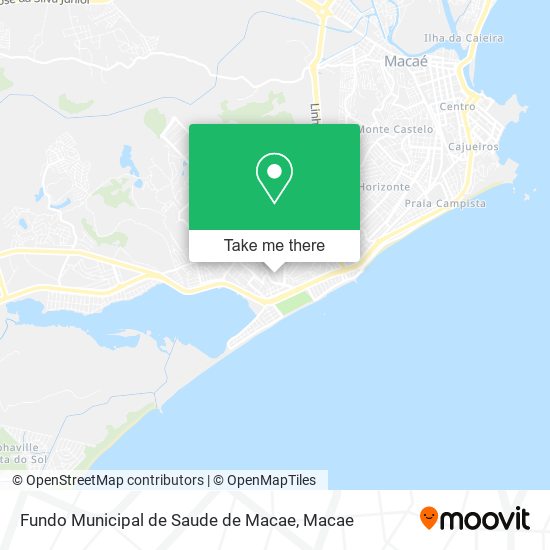 Fundo Municipal de Saude de Macae map