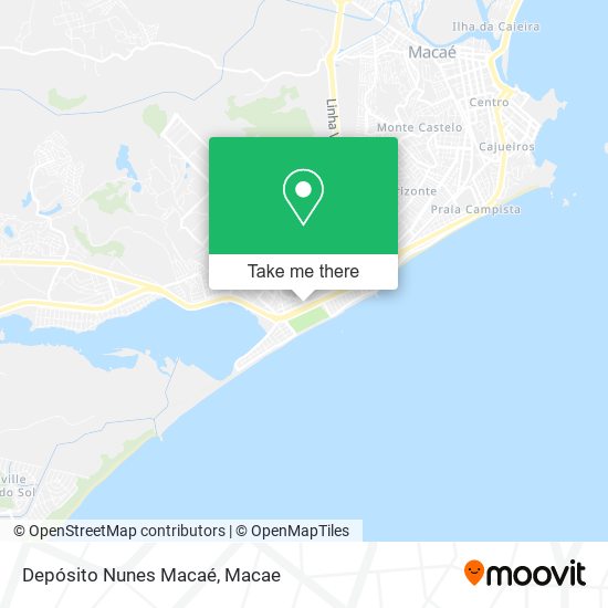 Depósito Nunes Macaé map
