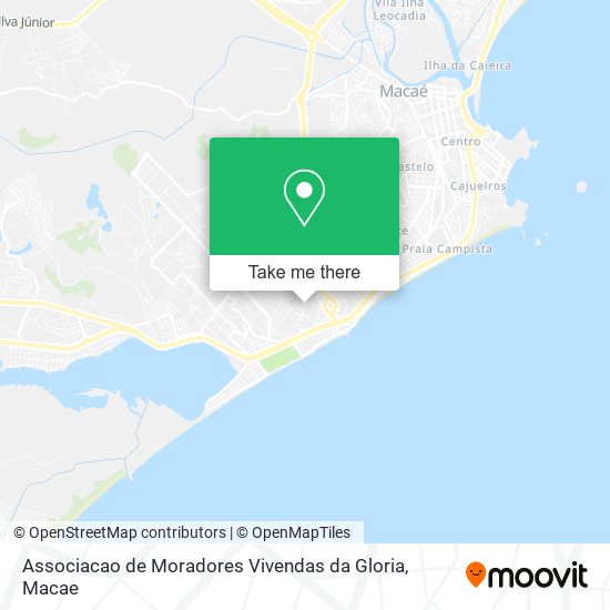 Mapa Associacao de Moradores Vivendas da Gloria