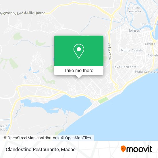 Mapa Clandestino Restaurante
