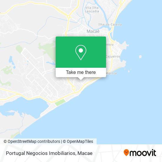 Portugal Negocios Imobiliarios map