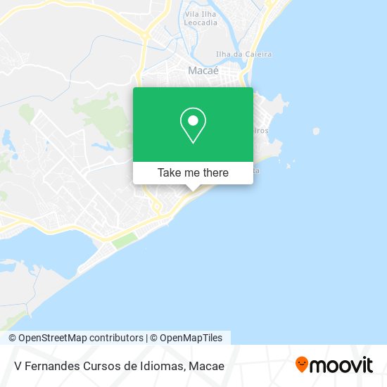 V Fernandes Cursos de Idiomas map
