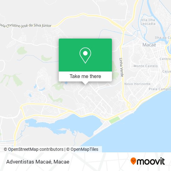 Adventistas Macaé map