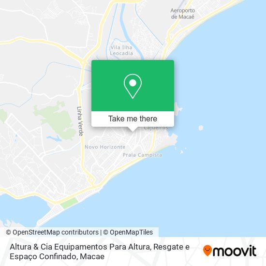 Altura & Cia Equipamentos Para Altura, Resgate e Espaço Confinado map