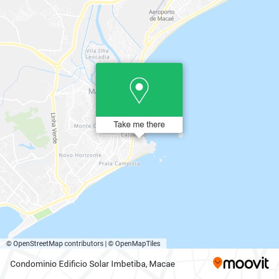 Mapa Condominio Edificio Solar Imbetiba