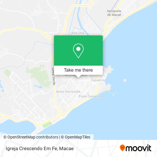 Igreja Crescendo Em Fe map