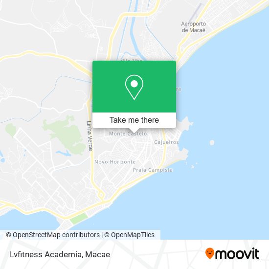 Mapa Lvfitness Academia