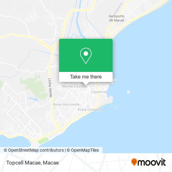 Mapa Topcell Macae