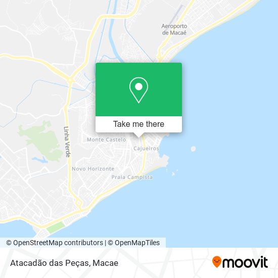 Atacadão das Peças map