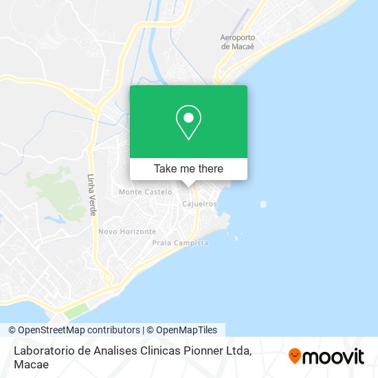 Laboratorio de Analises Clinicas Pionner Ltda map