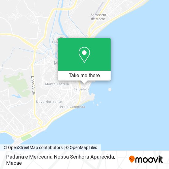 Mapa Padaria e Mercearia Nossa Senhora Aparecida