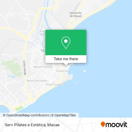 Mapa Ser+ Pilates e Estética