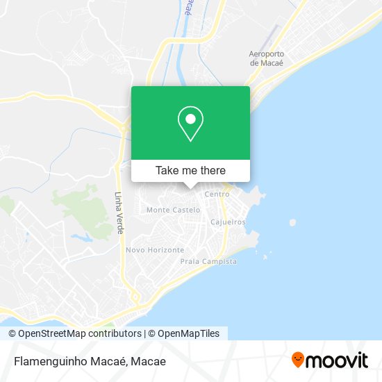 Mapa Flamenguinho Macaé