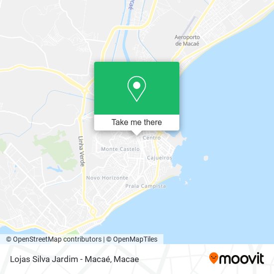 Lojas Silva Jardim - Macaé map