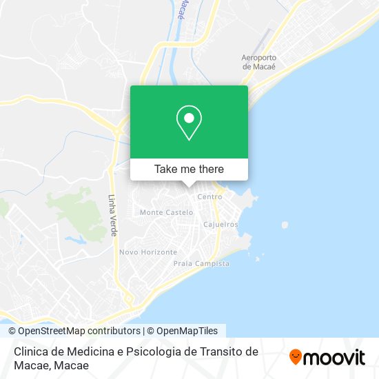 Mapa Clinica de Medicina e Psicologia de Transito de Macae