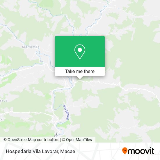 Hospedaria Vila Lavorar map