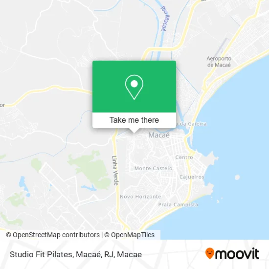 Studio Fit Pilates, Macaé, RJ map