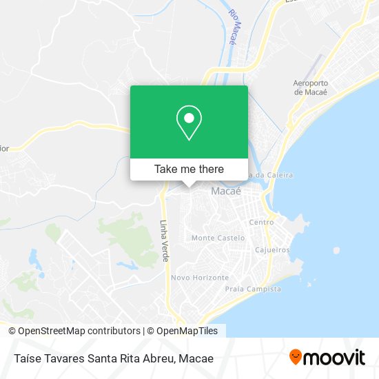 Taíse Tavares Santa Rita Abreu map