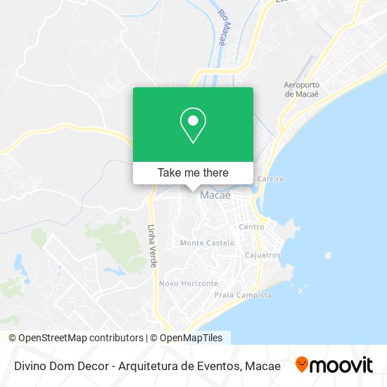 Mapa Divino Dom Decor - Arquitetura de Eventos