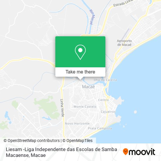 Liesam -Liga Independente das Escolas de Samba Macaense map