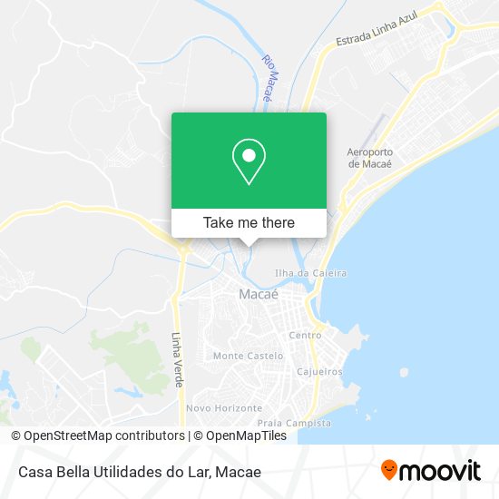 Casa Bella Utilidades do Lar map